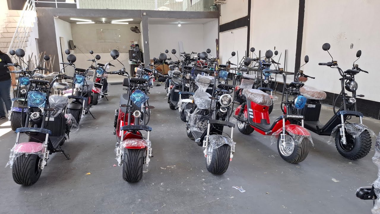 Visita a Nilopolis Motos Elétricas , Comparando x11, x12, x13, x14 e s8 de 1000w 