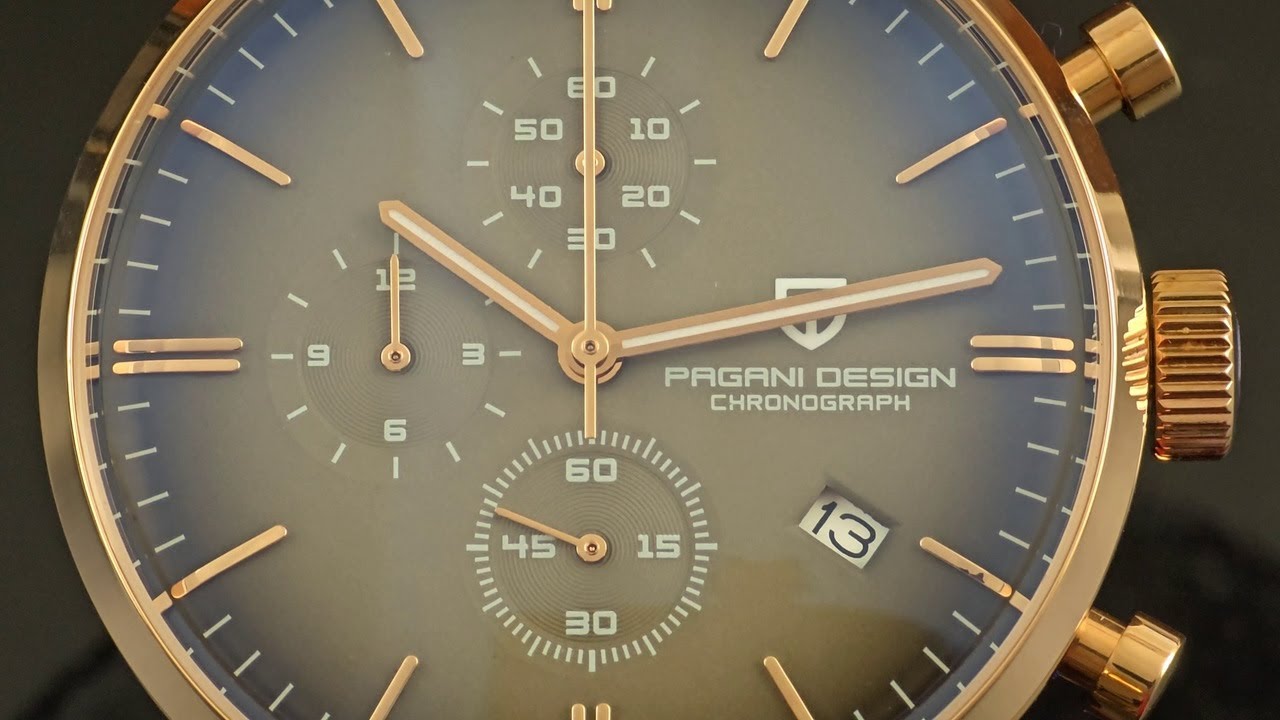 Pagani Design PD-2720K 43mm Chronograph Watch - Brown Dial | Unboxing & Quick Look