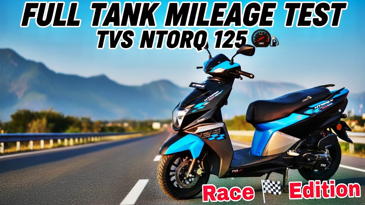 NEW TVS NTORO 125 MILEAGE ⛽️ TEST || Socking Result 😱