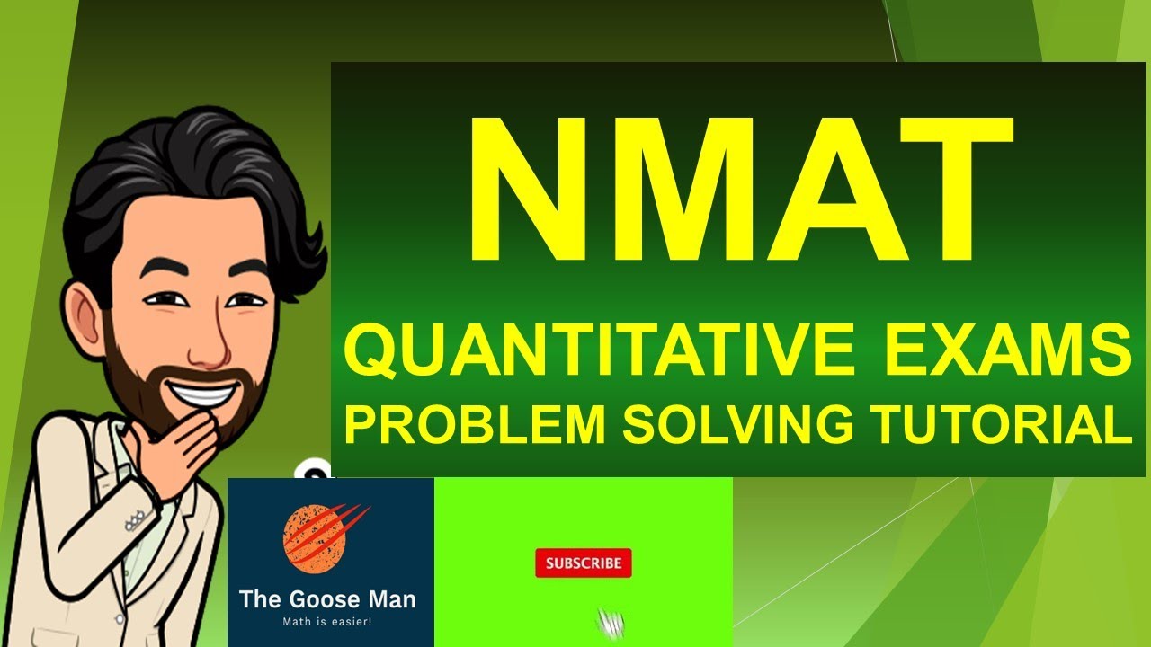 NMAT Algebra Quantitative Exams Problem Solving Tutorial