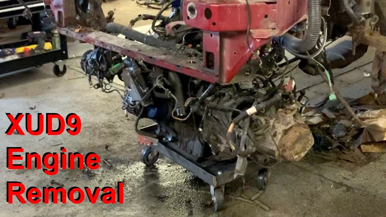 XUD Engine & Gearbox Removal from a Citroen Xantia