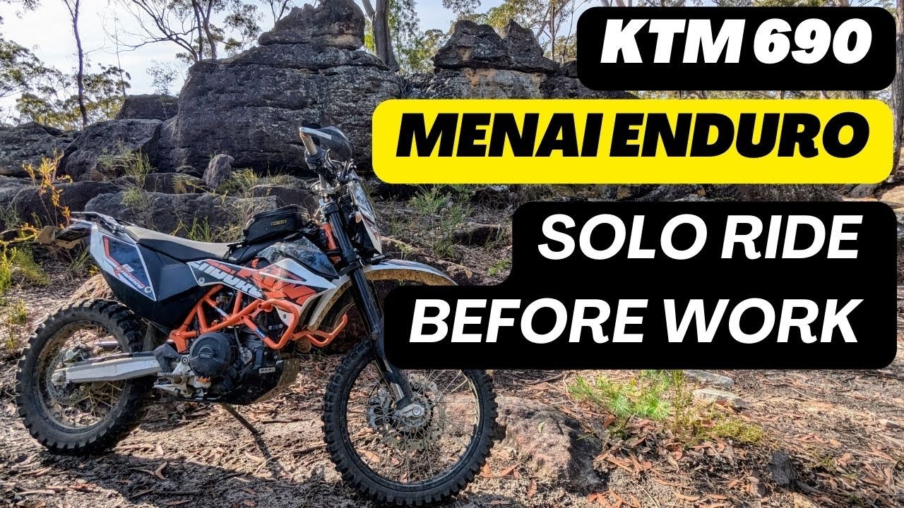 Sneaky before work ride in Sydney on the big KTM 690