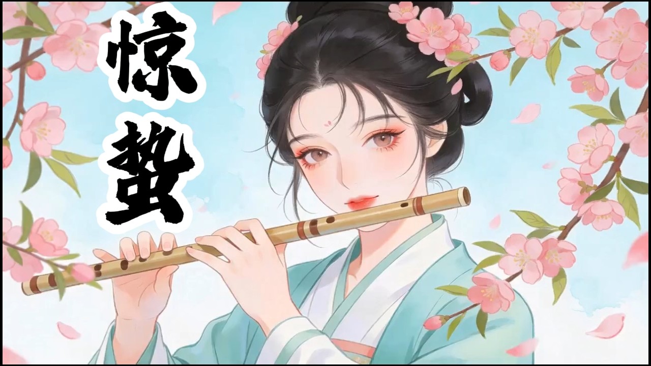 新民乐·惊蛰🌱 松弛感春日序曲🌱｜2小时无缝衔接 Modern Chinese Music | 古典笛韵 传统美人 樱花治愈音乐