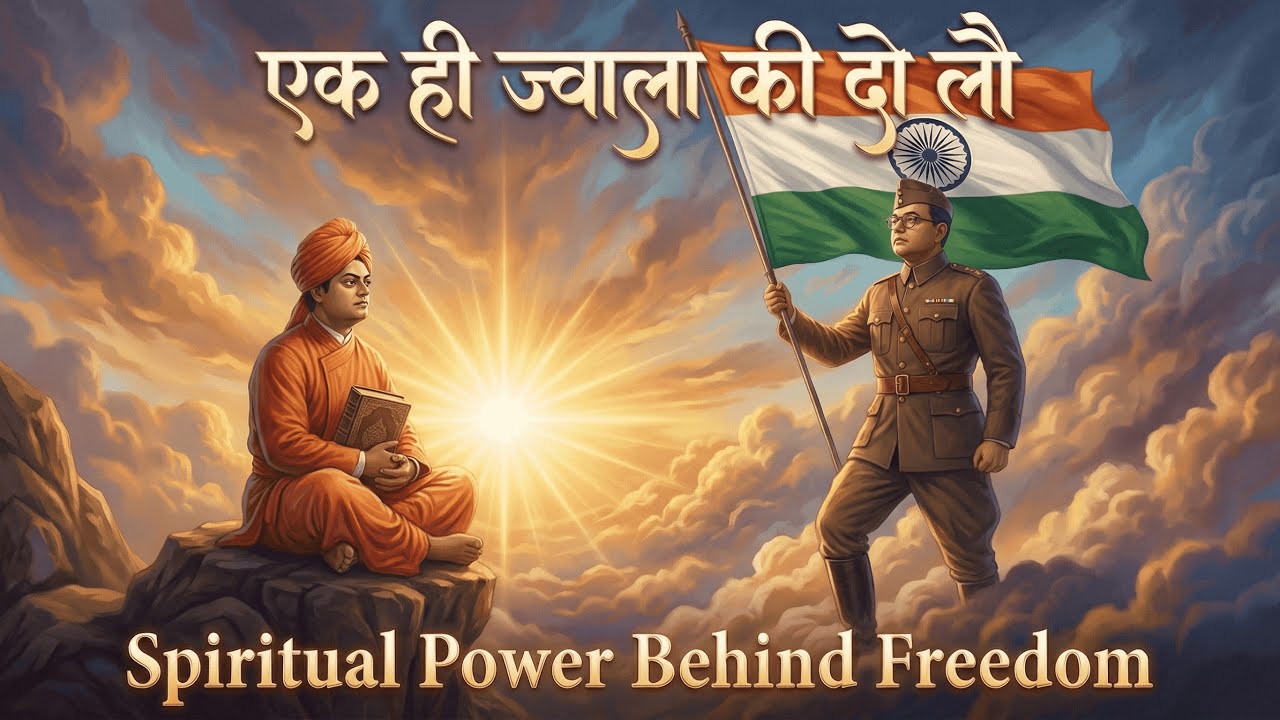 विवेकानंद और सुभाष बोस | एक ही ज्वाला की दो लौ | Spiritual Power Behind Freedom