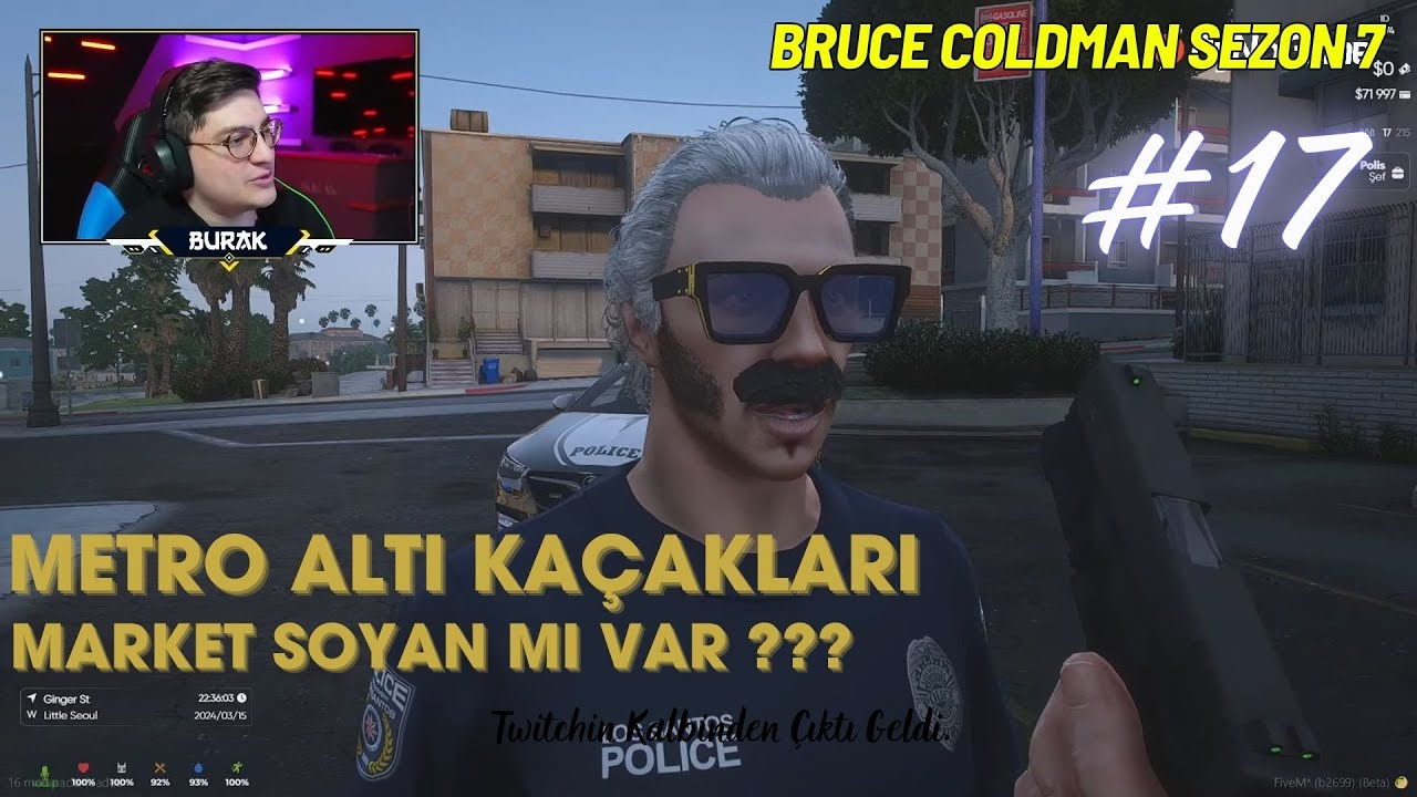 Bruce Coldman ➤ MARKET SOYGUNCULARI! SOYGUNCULARA MÜDAHALE!!! #38 | #burakoyunda #fivem #borp