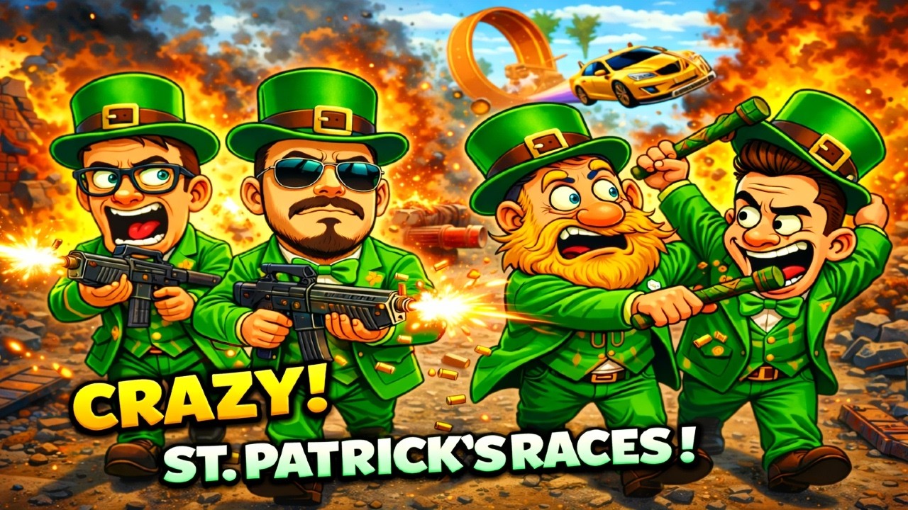 St. Paddy’s Day GTA V Mayhem! 🍀 Lucky Stunts & Parkour Fails #gta5