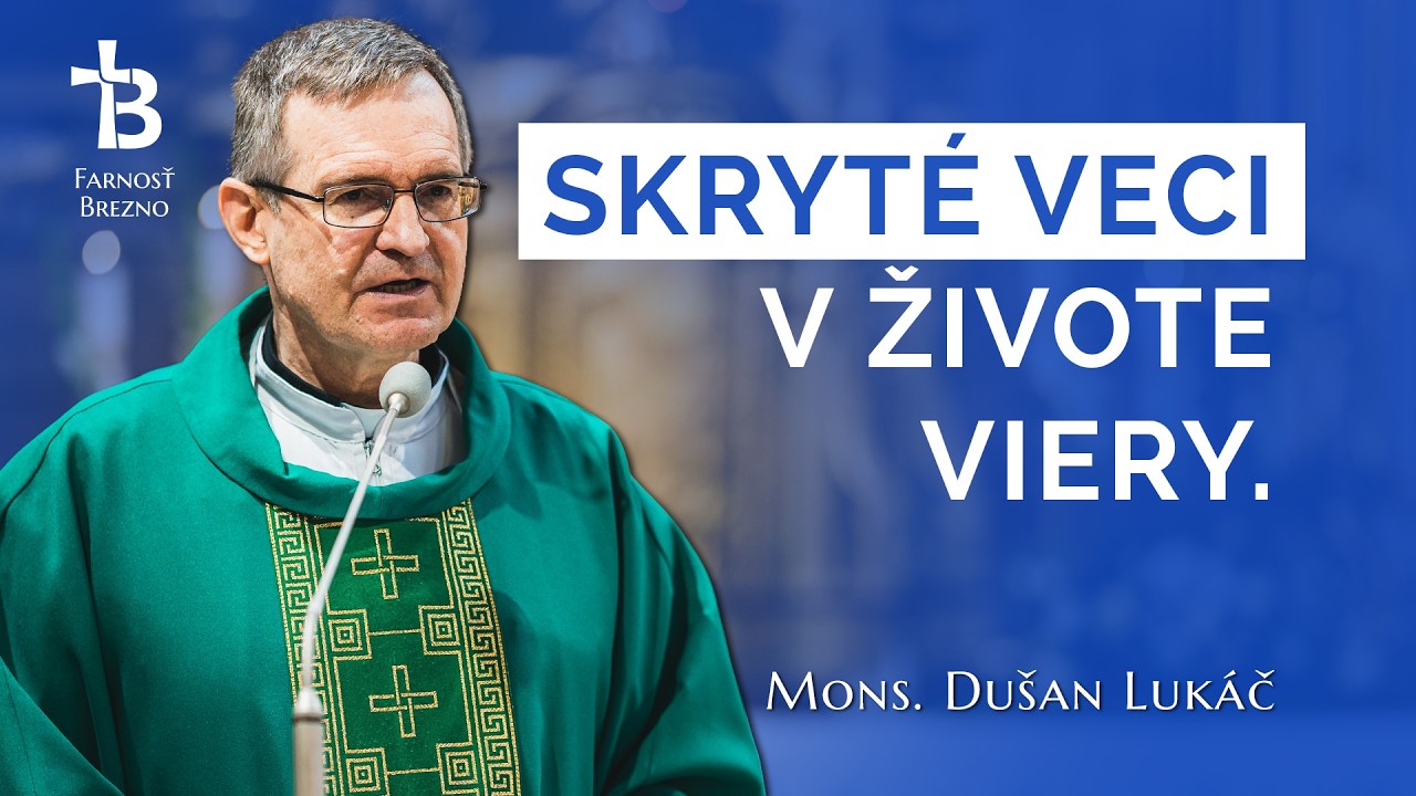 Podstatné je odovzdať vieru, nielen tradíciu. │ o. Dušan Lukáč