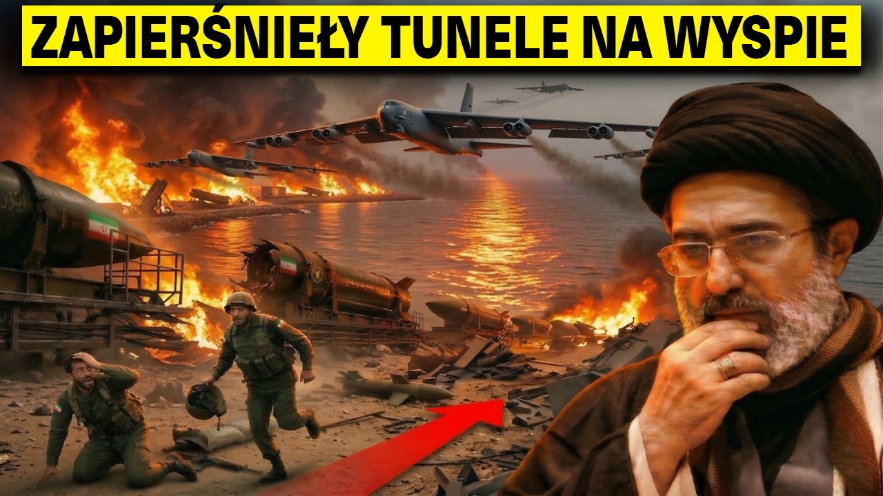 Tunele Iranu na wyspie Chark ZAWALIŁY SIĘ! Setki min morskich UTKNĘŁY