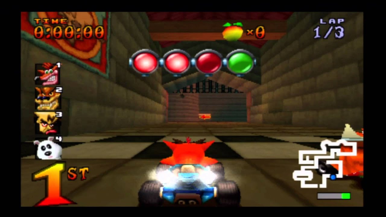 CTR : Crash Team Racing Playstation 1 Arcade Race NITRO CUP [VERY HARD]