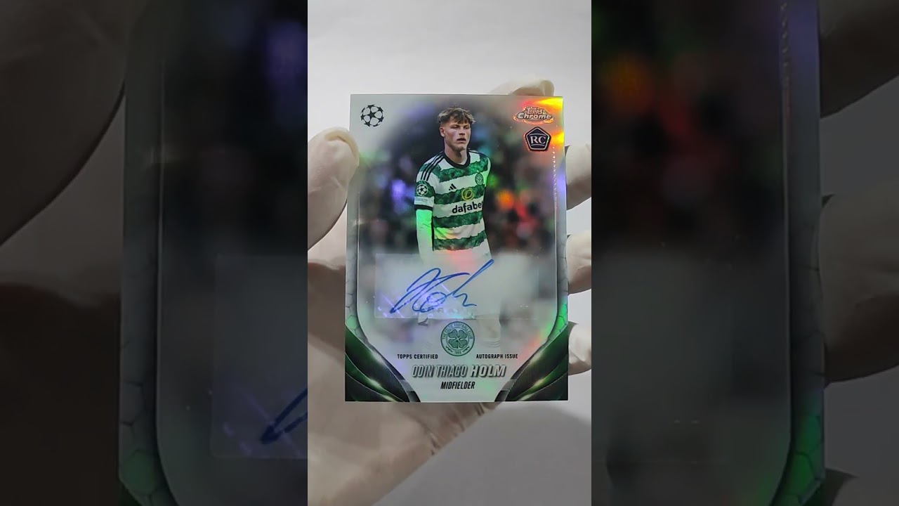 Topps - UEFA Club Competitions 2024 - Odin Thiago Holm - Celtic - Autograph #CA-OTH Card
