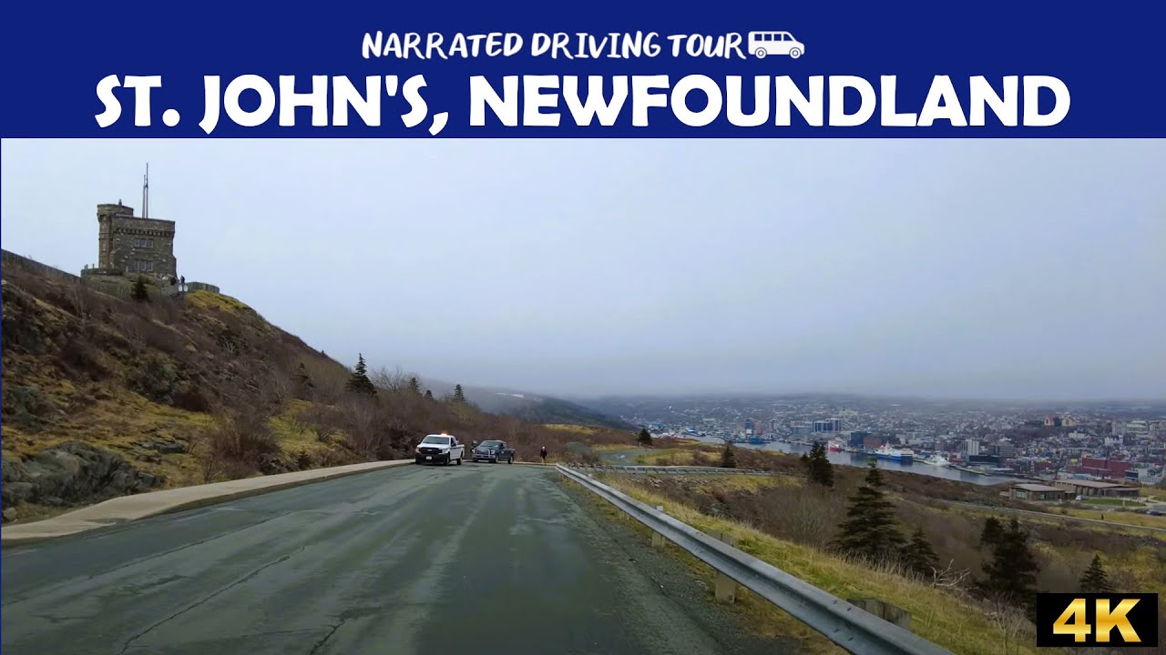 🚗 St. John&rsquo;s, Newfoundland 🌊✨4K Drive