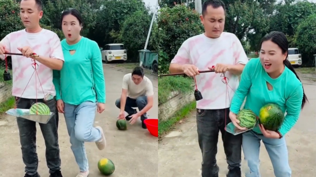 Stealing Watermelons Like This? A Funny Rural Anecdote#funny