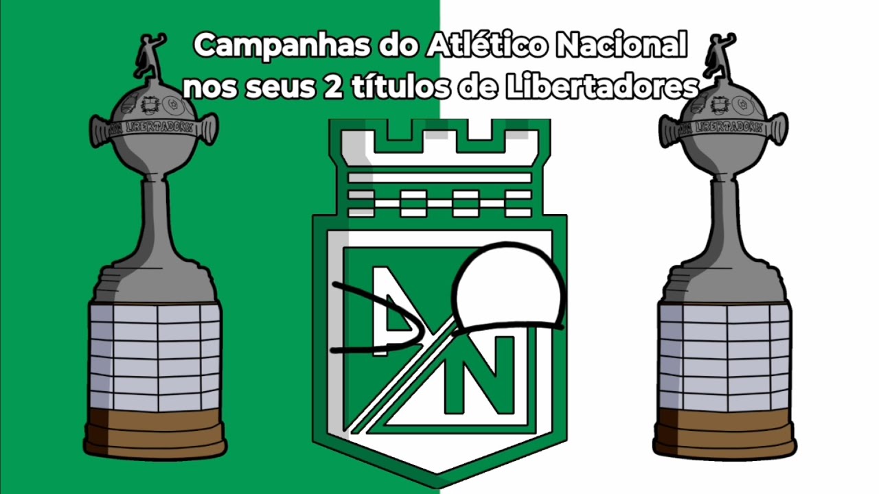 Campanhas do Atlético Nacional nos seus 2 títulos de Libertadores