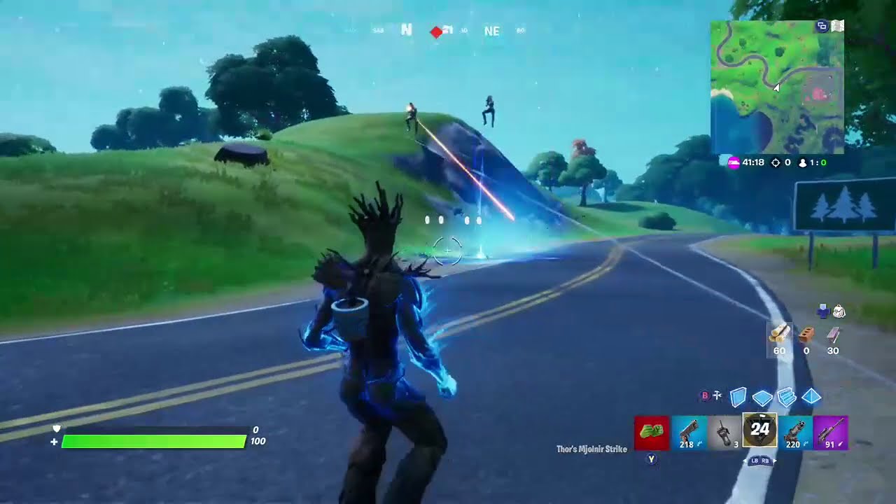 *NEW* THOR'S MJOLNIR Strike Gameplay In Fortnite
