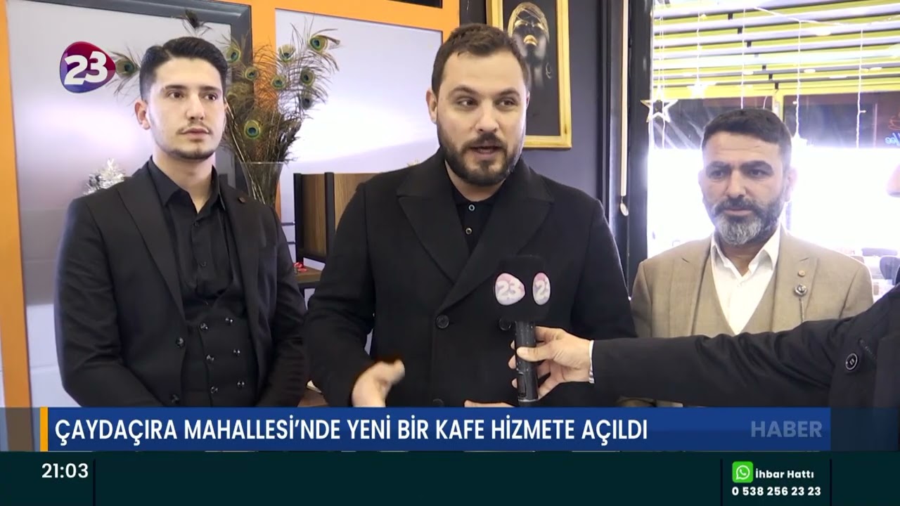 ÇAYDAÇIRA MAHALLESİ’NDE YENİ BİR KAFE HİZMETE AÇILDI