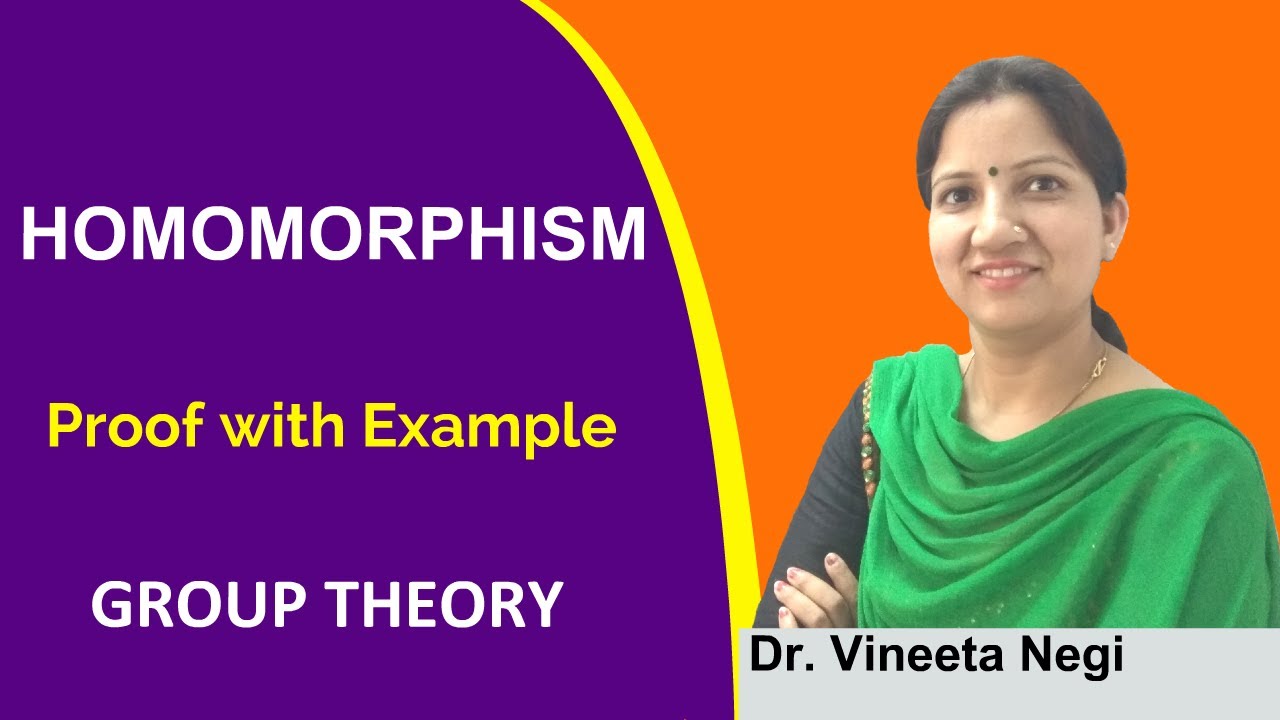 Homomorphism in Group Theory with examples in Hindi