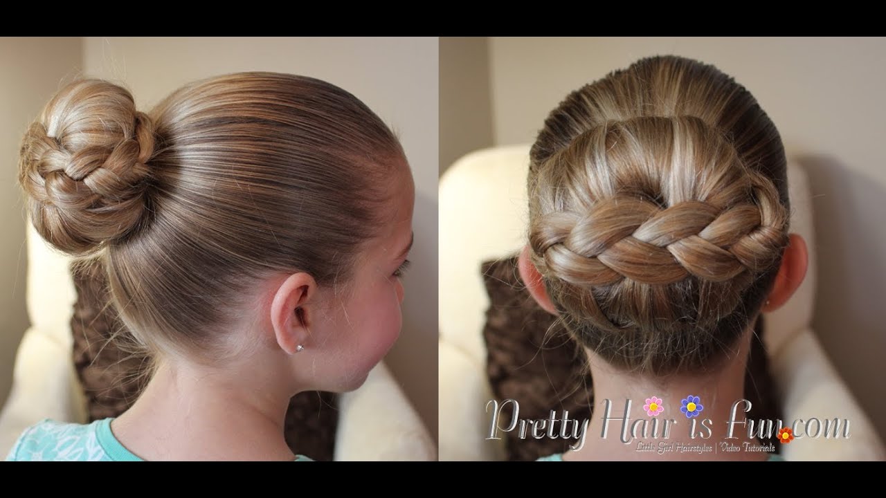 How To: Braided Stacked Hair Bun Tutorial | Pretty Hair is Fun
