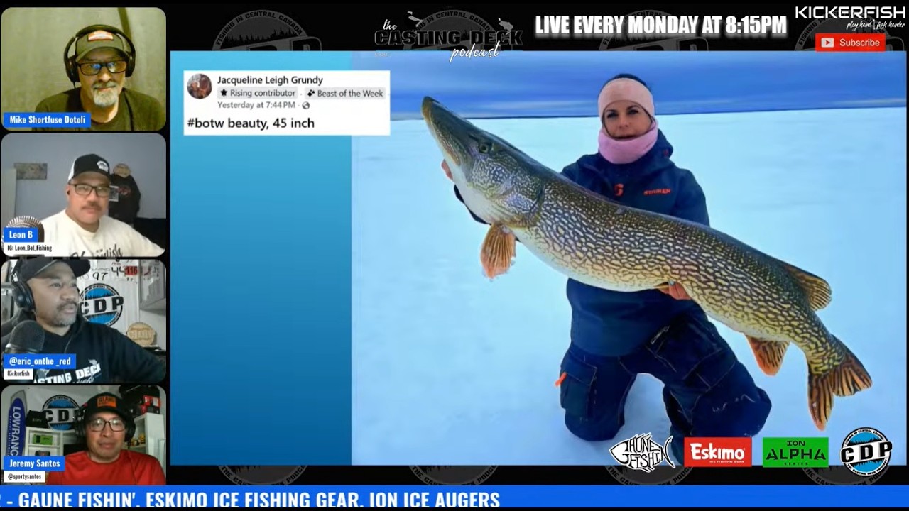 Do we high-five for BIG PIKE? - The Casting Deck Podcast - Eps 15 Season 9 Hardwater