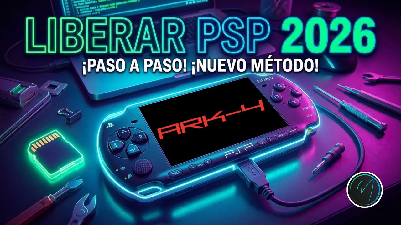 Liberar cualquier PSP con el último Custom Firmware ARK-4. ¡Super Fácil!