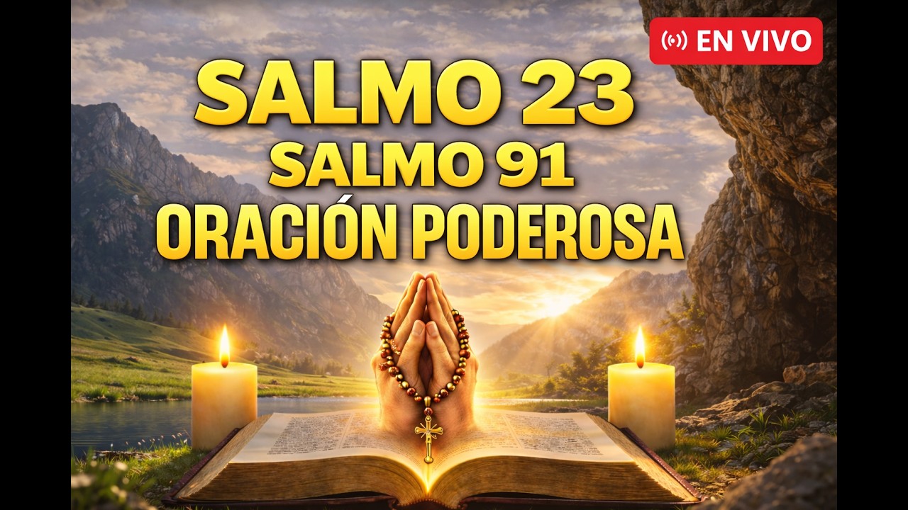 SALMO 23 ORACIÓN PODEROSA PARA FORTALECER TU FE horas de salmos para estar mas cerca de dios