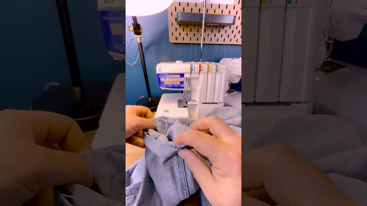 Ourlet Propre et Rapide &agrave; la Surjeteuse