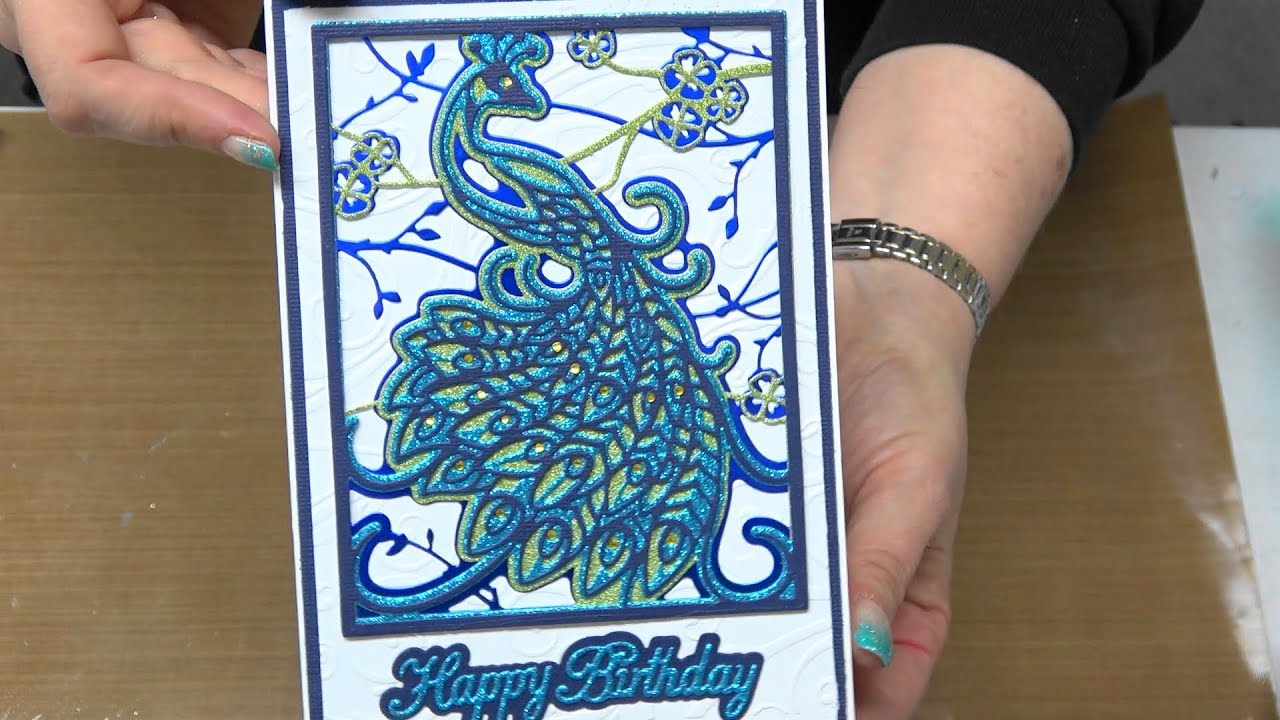 #222 Die Cut & Glitter with Adhesive Foil Paper & Simply Defined Dies by Scrapbooking Made Simple