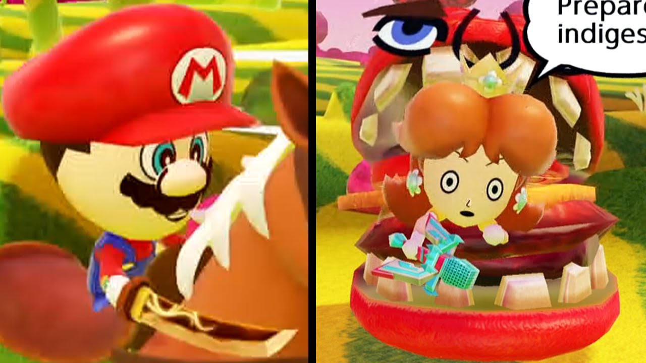 Super Mario Miitopia - DOUBLE Extra Spicy Burgers Boss Battle (Switch)