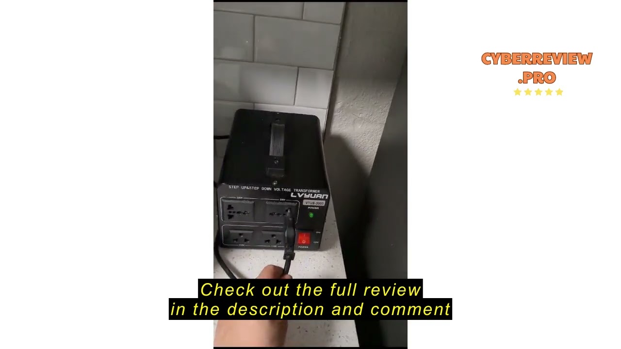 Review Yinleader 2000W Voltage Converter Transformer Step Up/Down (110V to 220V / 220V to 110V) w/Ci