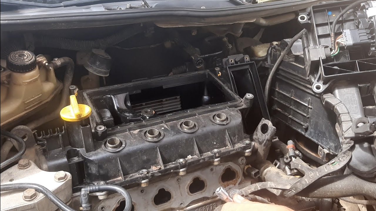 Peugeot 206 1.0 16v 2003,desmontagem coletor tampa valvula, regulagem válvulas