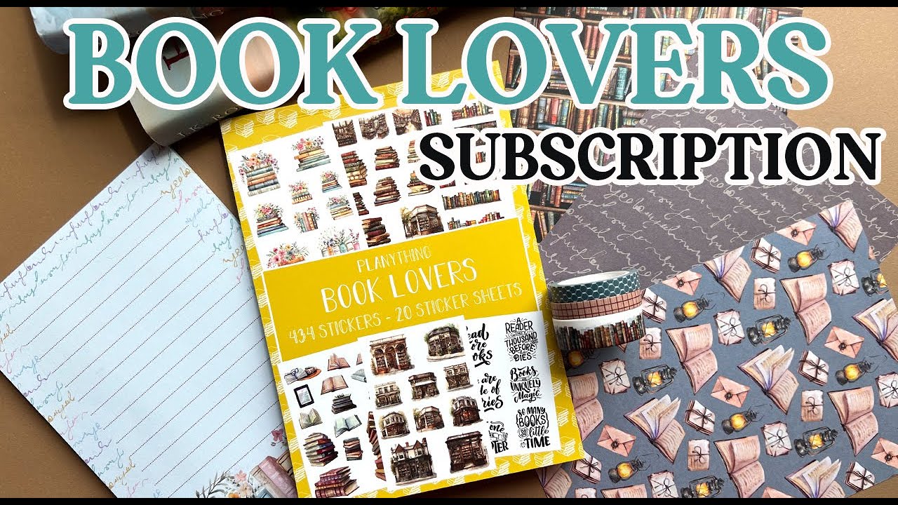 BOOK LOVERS SUBSCRIPTION BOX - Planything