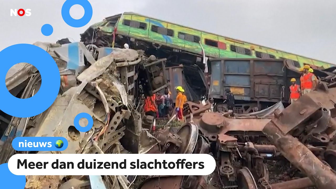 Veel doden en gewonden door treinongeluk in India