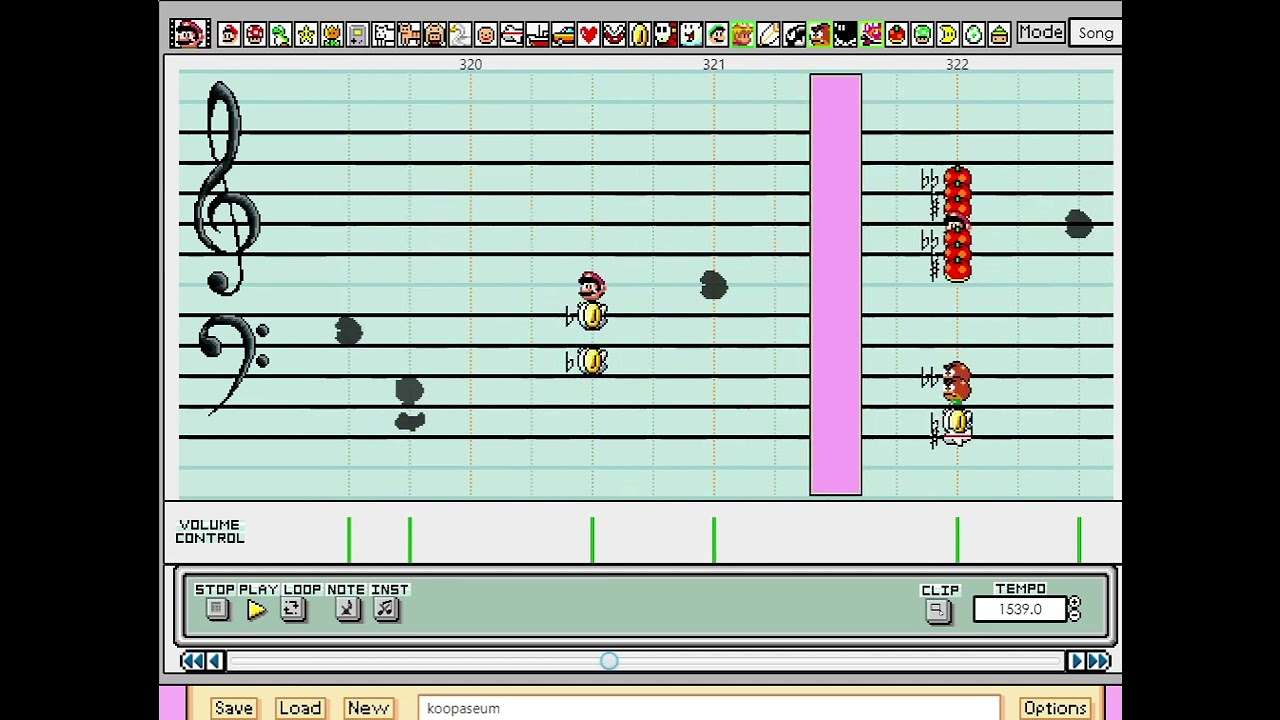 Koopaseum (Mario & Luigi Partners In Time) - Super Mario Paint cover