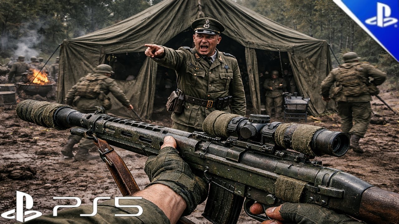 Одна маленькая ошибка в немецком лагере — Вторая мировая война [PS5 4K] Кинематографическая графи...