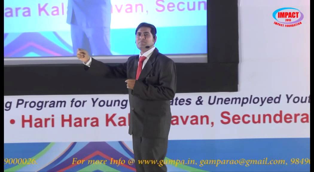 A Motivational talk by Jc Bhaskar Gupta Trainer JCI INDIA at IMPACT 2013