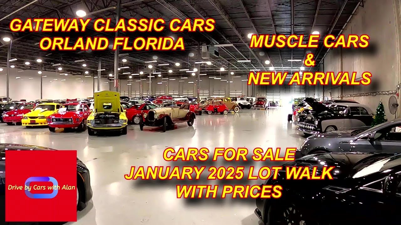 Автомобили на продажу. Gateway Classic Cars, Орландо, январь 2025 г., цены.