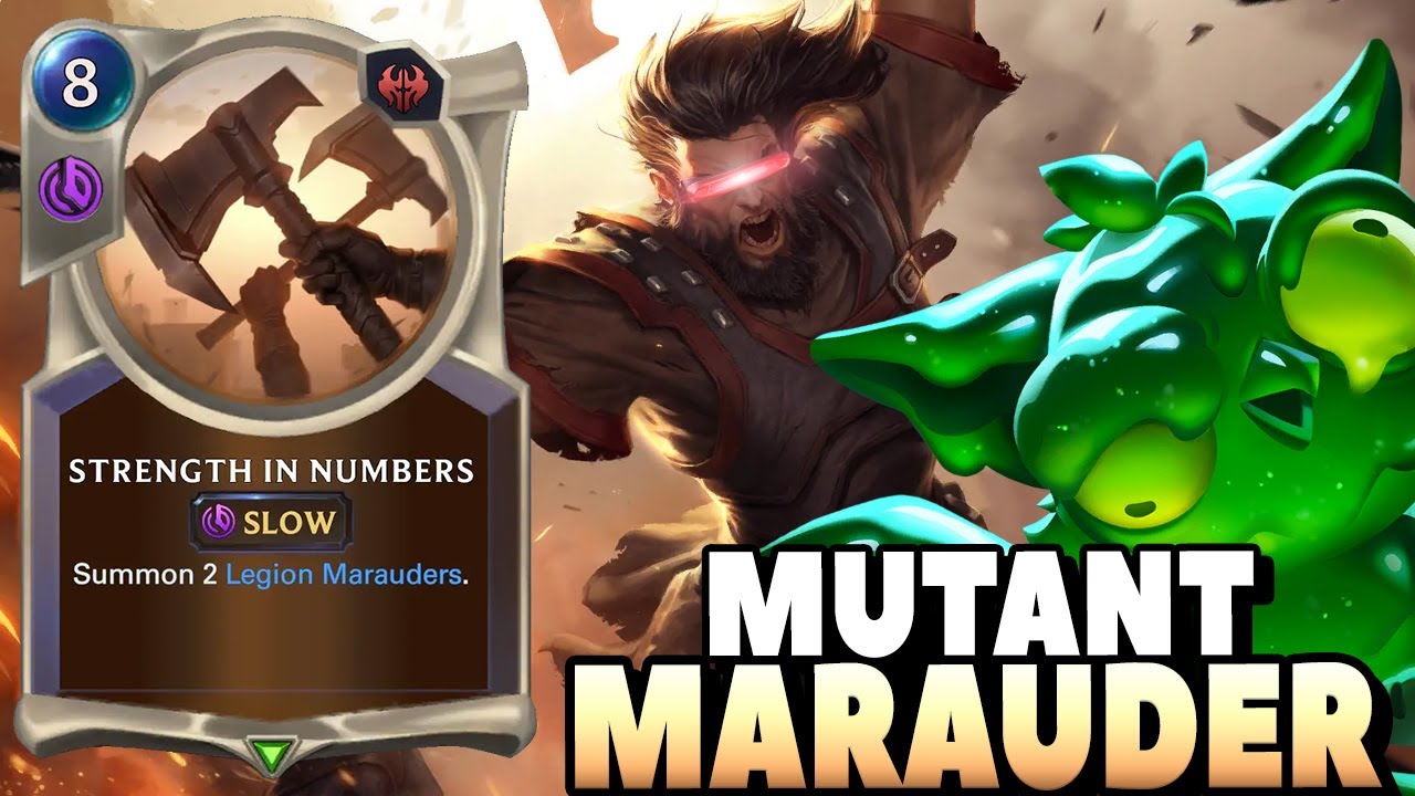 The Most Satisfying Legion Marauder Deck !! Legends of Runeterra