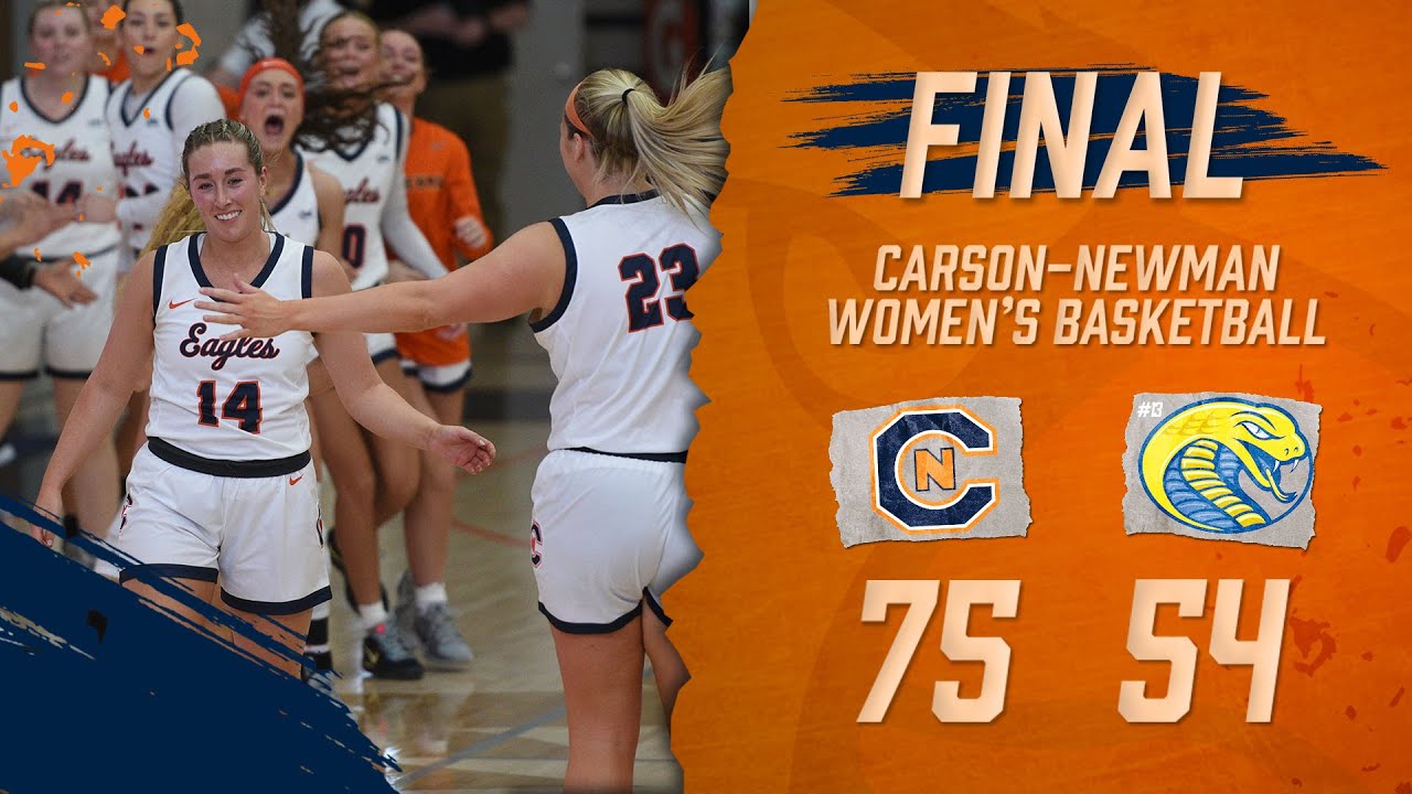 Carson-Newman Women's Basketball Rewind 2024-25: C-N 75, Coker 54 Full Broadcast Replay 3-1-25