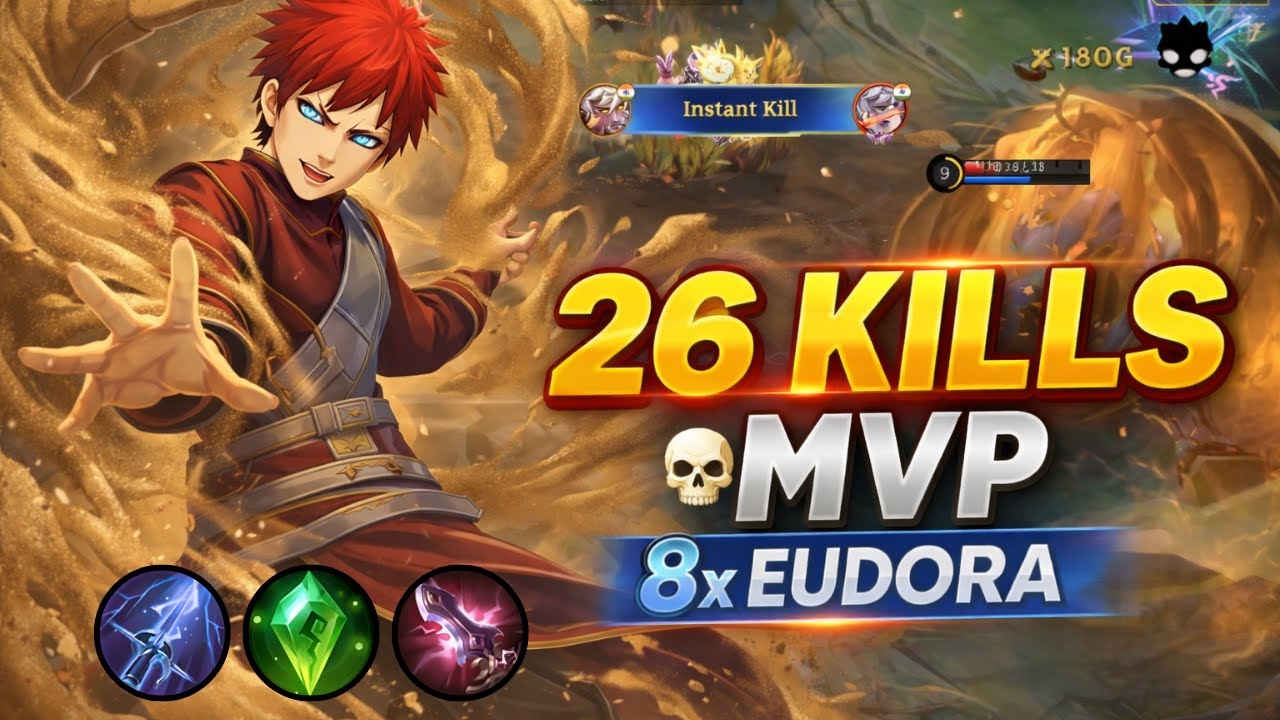 VALE WENT GOD MODE 😈 26 KILLS MVP | 8x Eudora DESTROYED (MLBB)