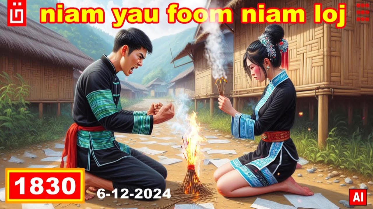 dab hais hmoob - 1830 - 6/12/2024 niam yau foom niam loj, เมียน้อย, the wife.