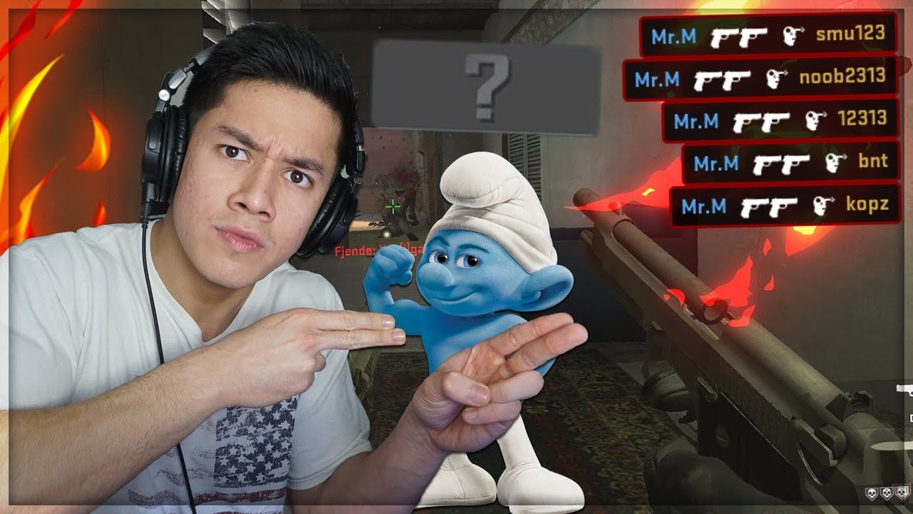 JEG FÅR 50 KILLS MED DUAL BERETTAS! - EZSmurfs - CS:GO #7