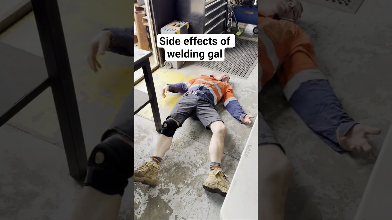 Side effects of welding gal #welding #galsteel #weldinglife #sideeffects