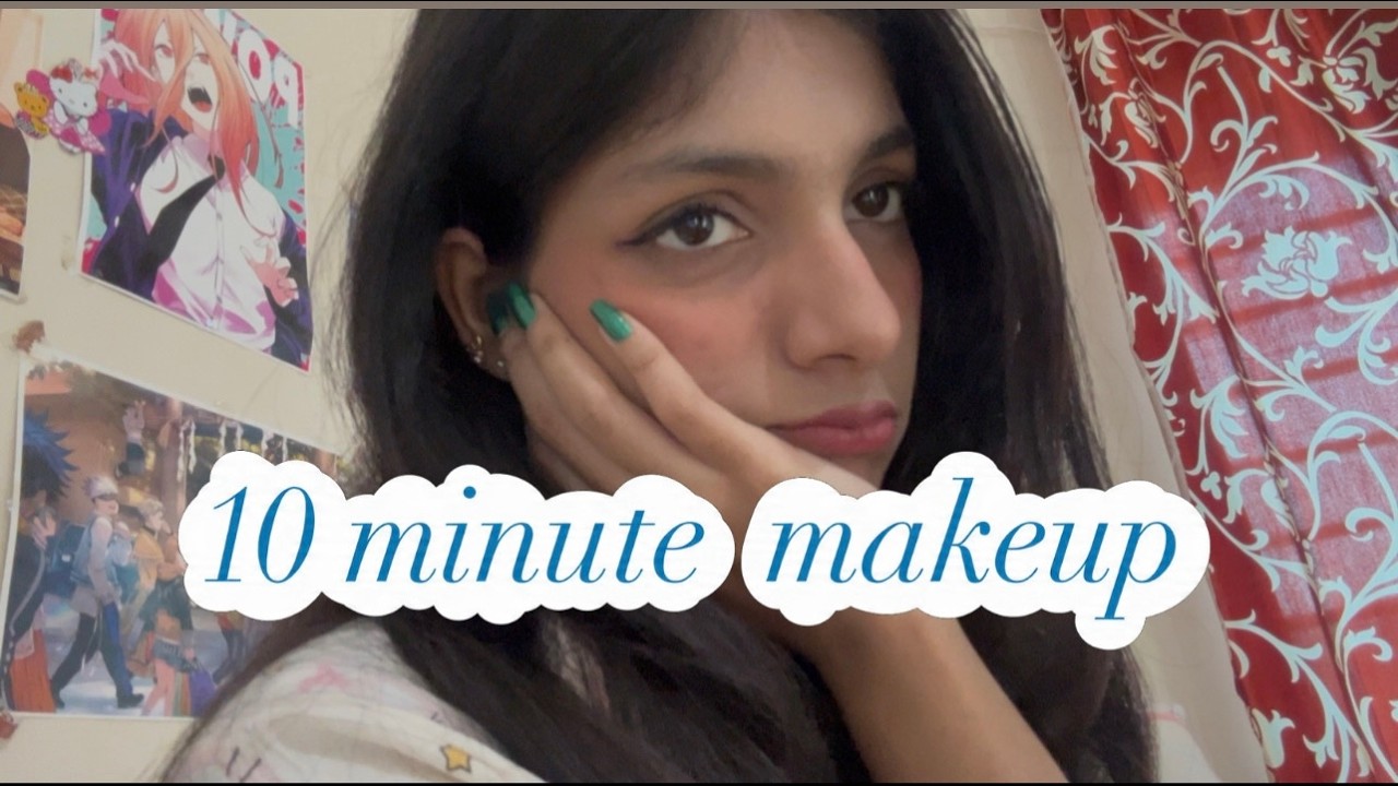 ✨ Realistic 10-Minute College Makeup | Fall Season 🍂✨