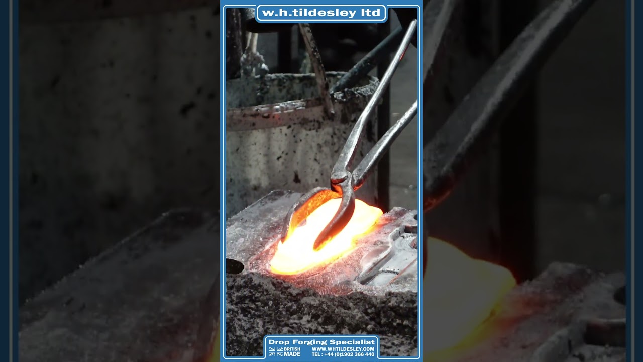 Drop Forging Process - W.H.Tildesley Ltd - EST.1874 - L458 #shorts #forging