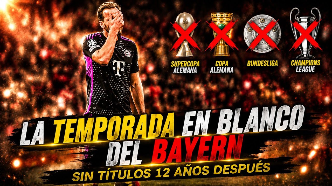 La TEMPORADA EN BLANCO del BAYERN MUNICH ❤️🤍 (Sin T&iacute;tulos 12 A&ntilde;os Despu&eacute;s)
