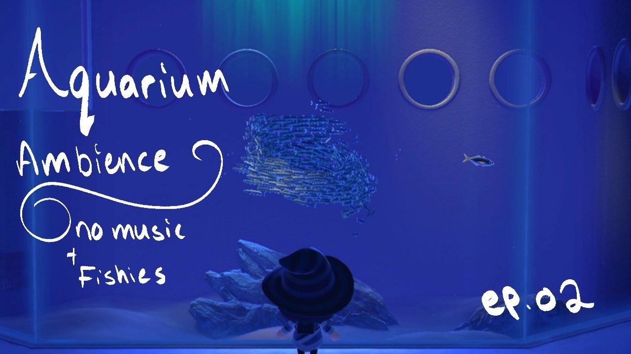 Relaxing Aquarium ASMR 💤 Animal Crossing Ambience for Sleep and Study