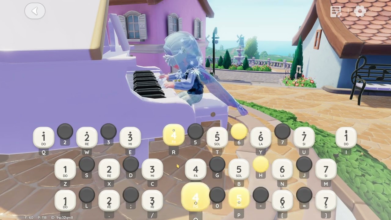 Heartopia Piano | Eternal Snow-Full Moon o Sagashite