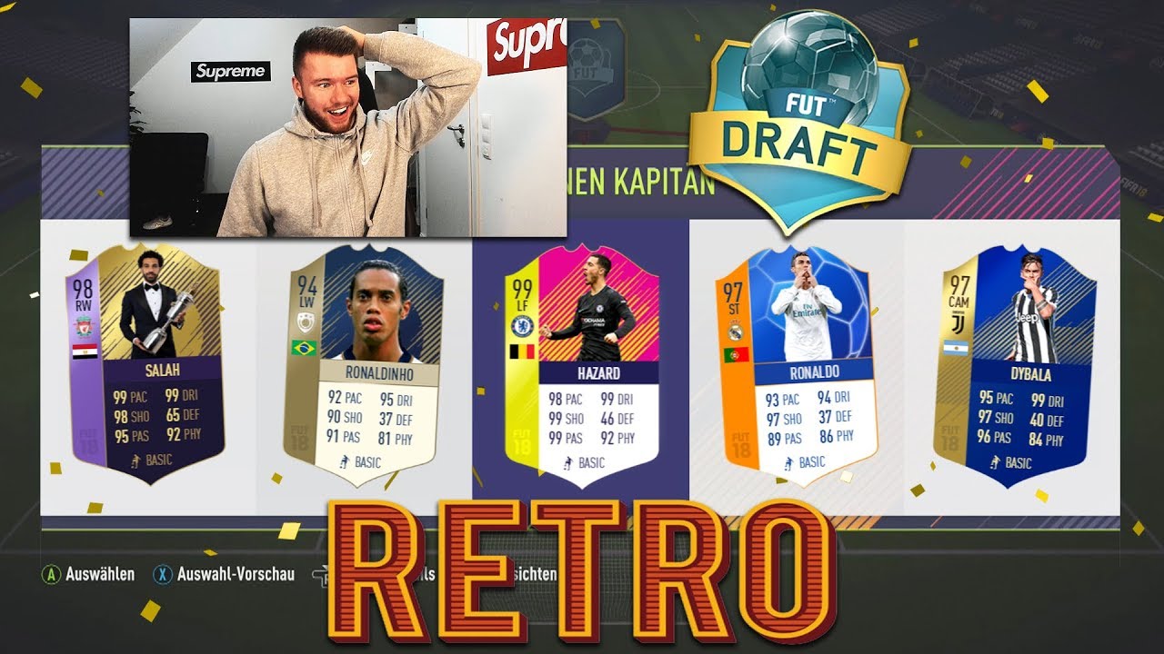 FIFA 18 RETRO FUT DRAFT 🔥🔥