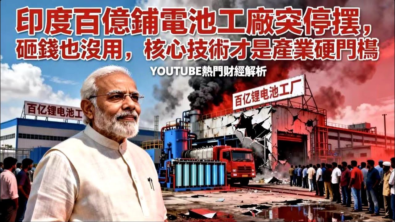 亞洲首富百億投資告吹？印度鋰電超級工廠為何突然停擺