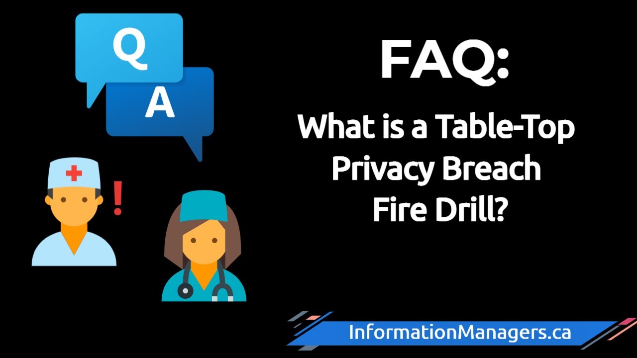 FAQ: What Is A Table-Top Privacy Breach Fire Drill?