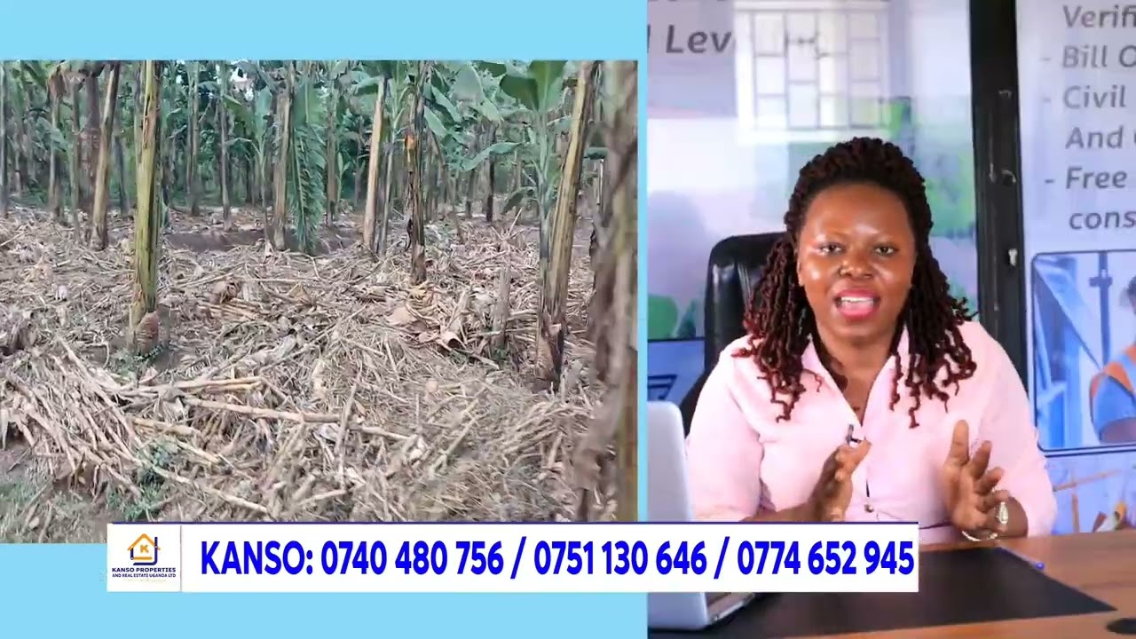Plots with banana plantation still available at 40 by 50 ft at 4 million and 50 by 100 8 million
